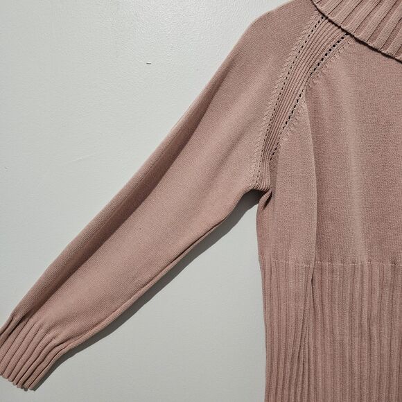 Axcess - Sweater Turtleneck Ribbed Long Sleeve - Size XL - Pink - 100% Cotton - Picture 6 of 8